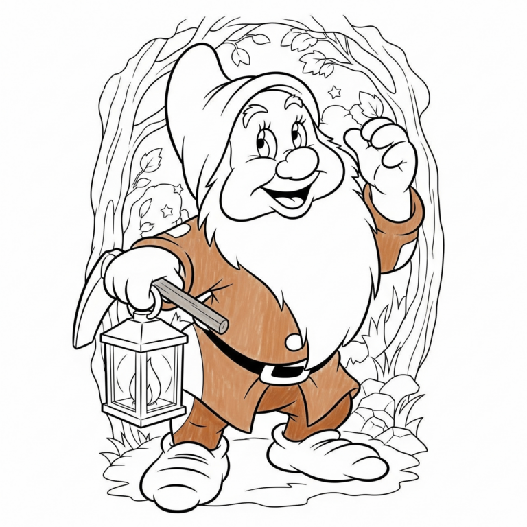krasnoludek królowa śnieżka