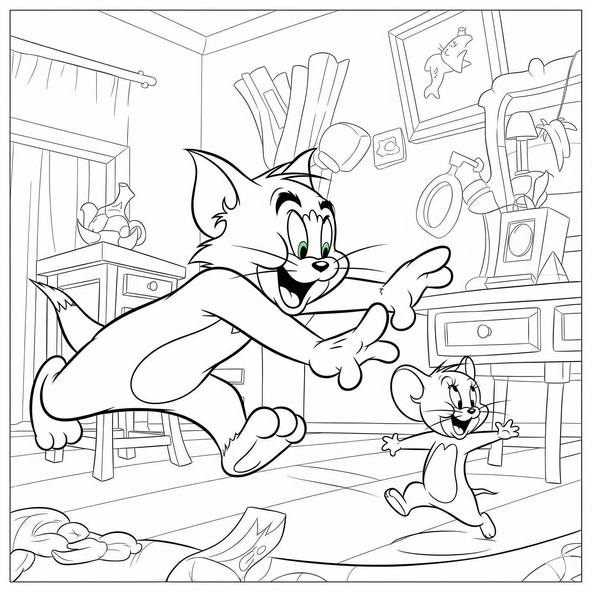 Kolorowanka Tom&Jerry