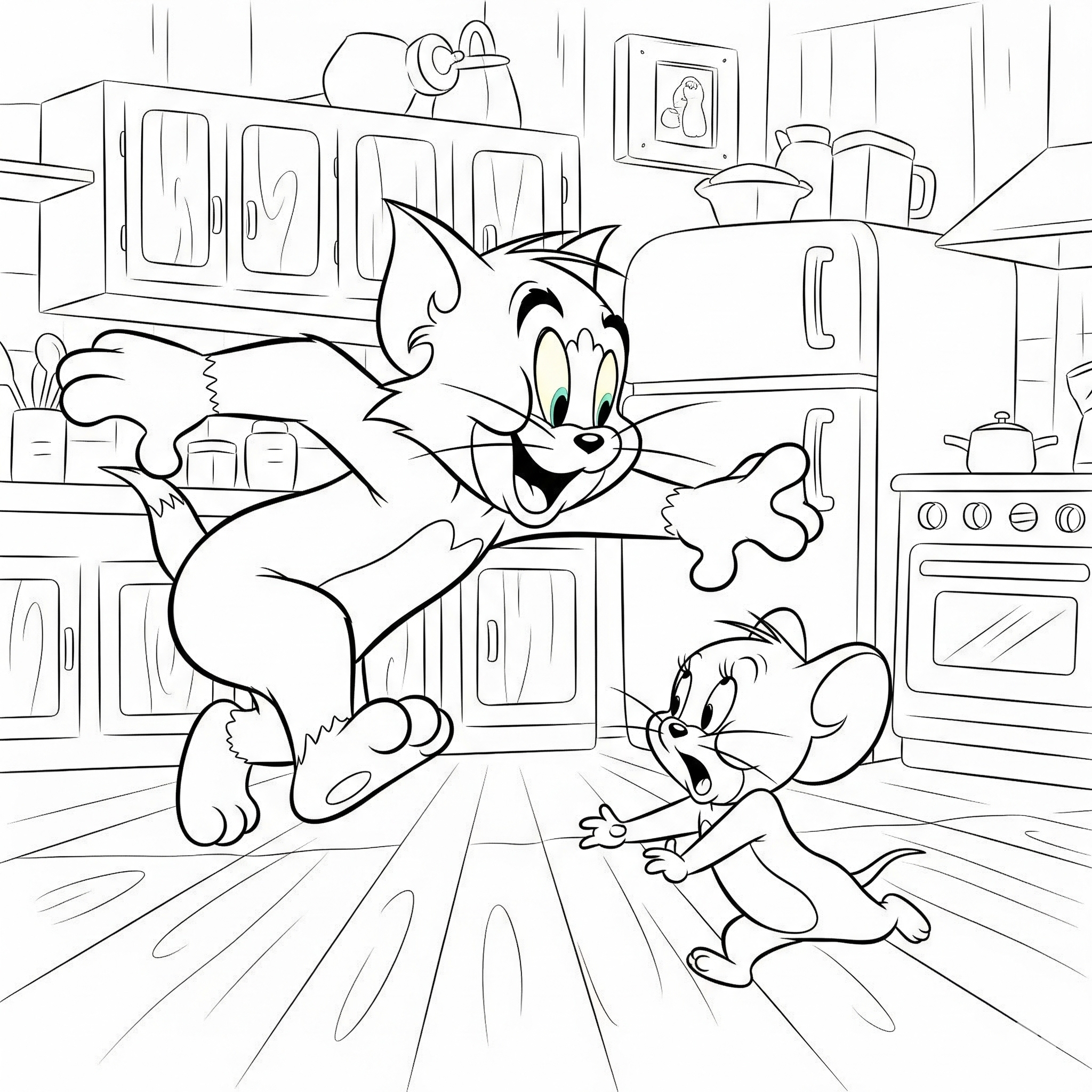 Kolorowanka Tom &Jerry