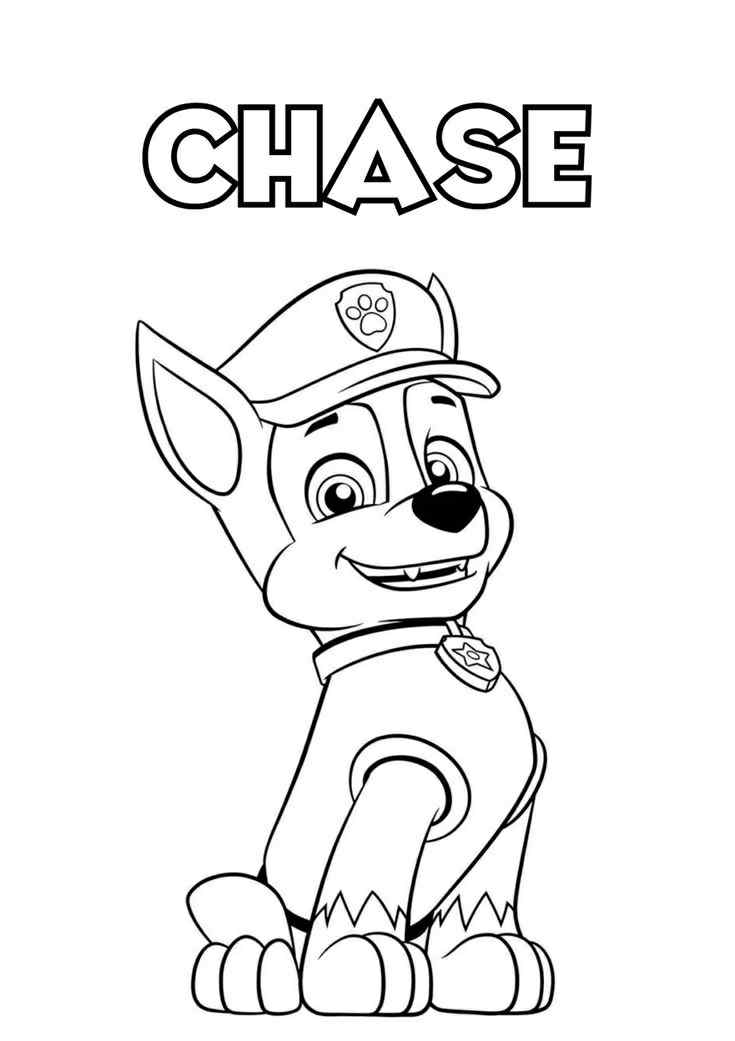 Kolorowanka Chase