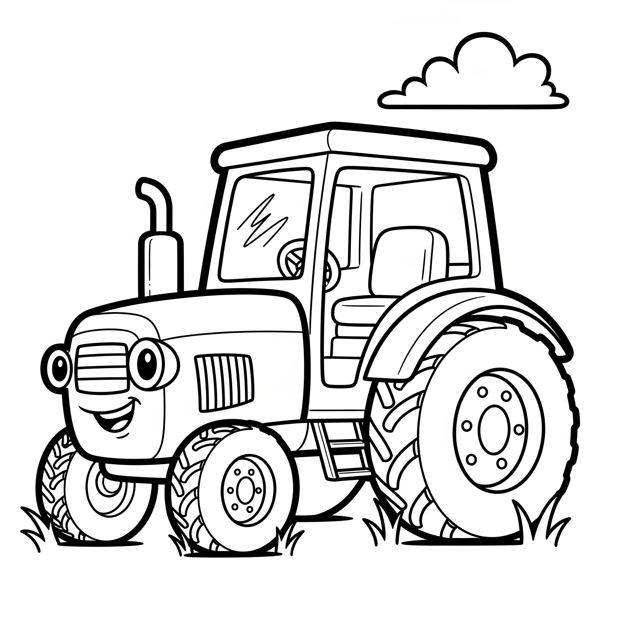 Kolorowanka Traktor