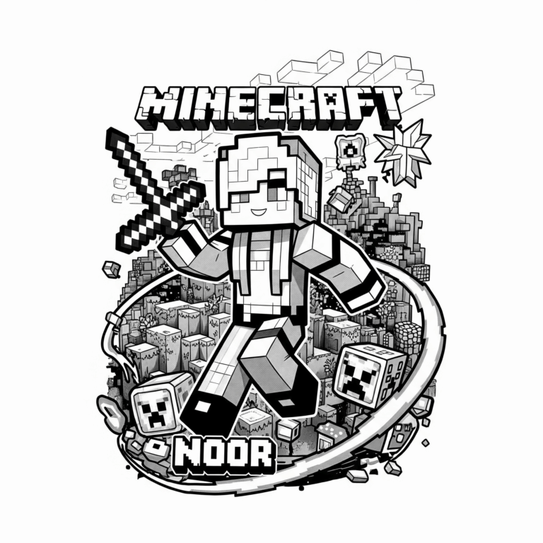 Kolorowanka Minecraft
