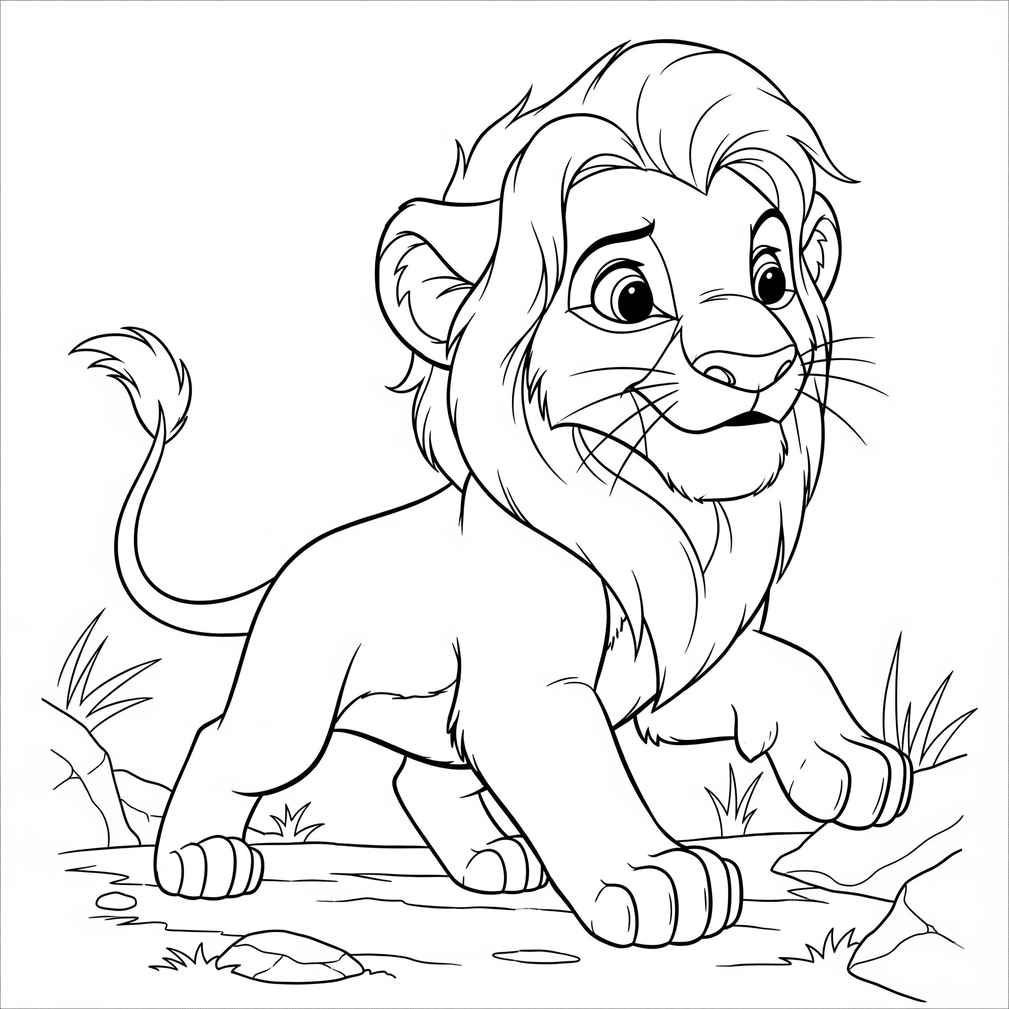 Kolorowanka Simba