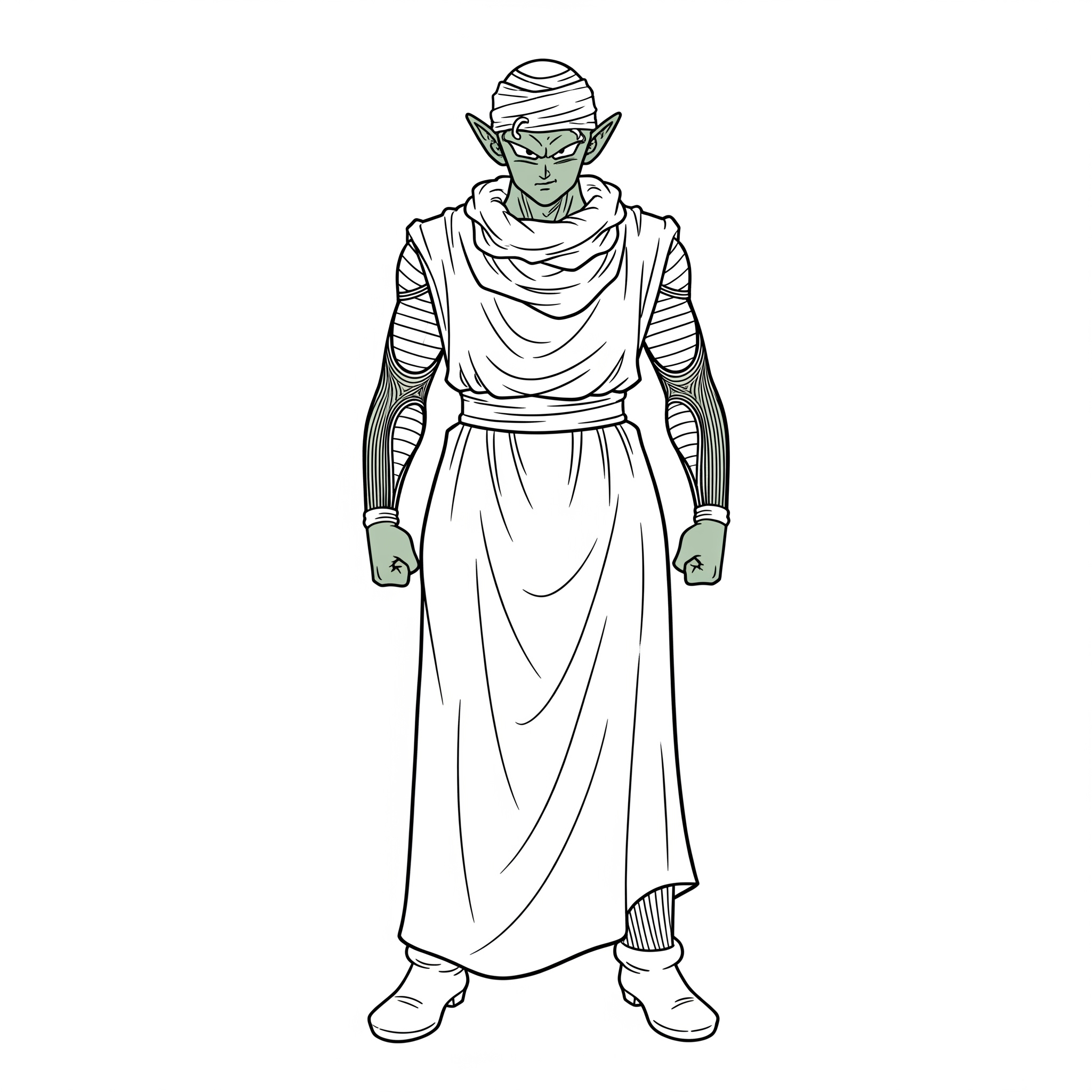 Kolorowanka Dragon Ball Piccolo