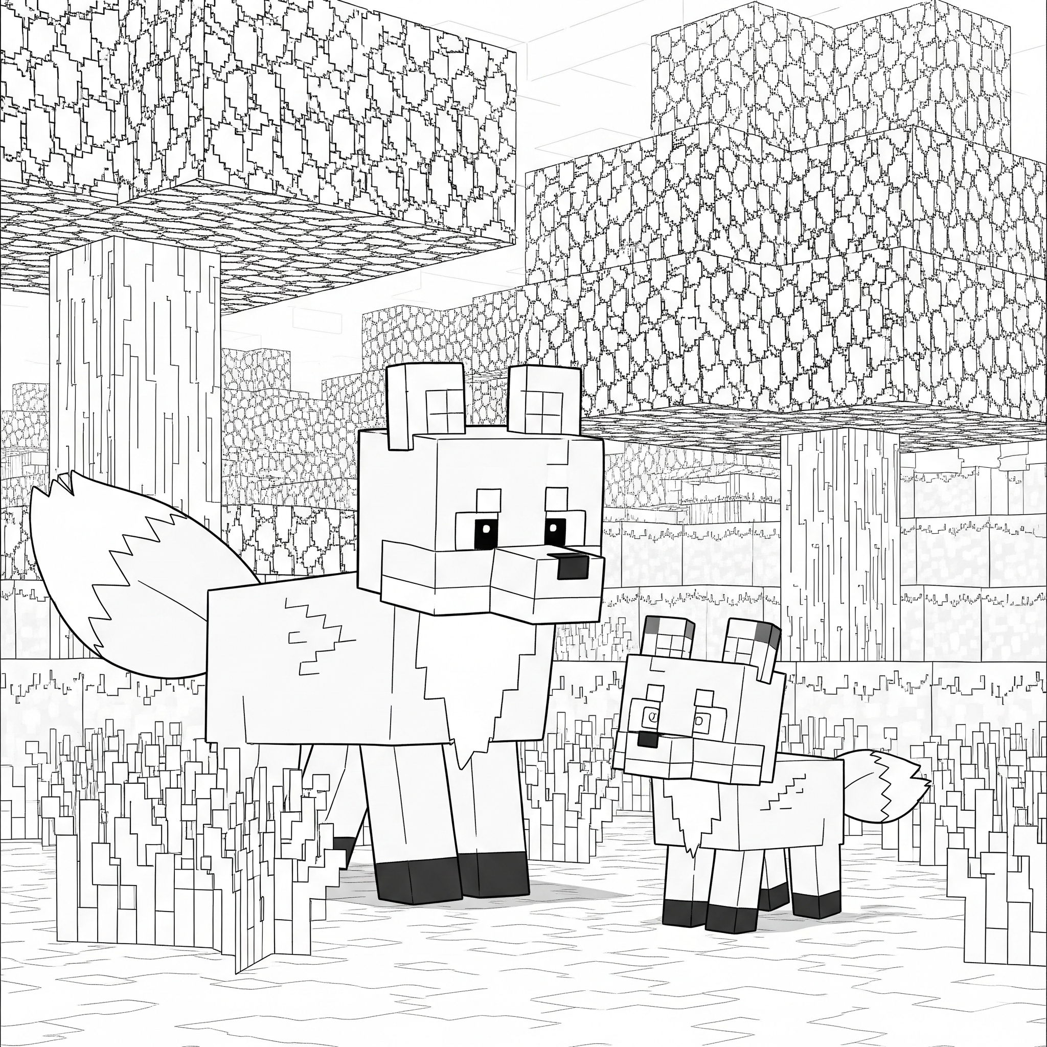 Minecraft lisy