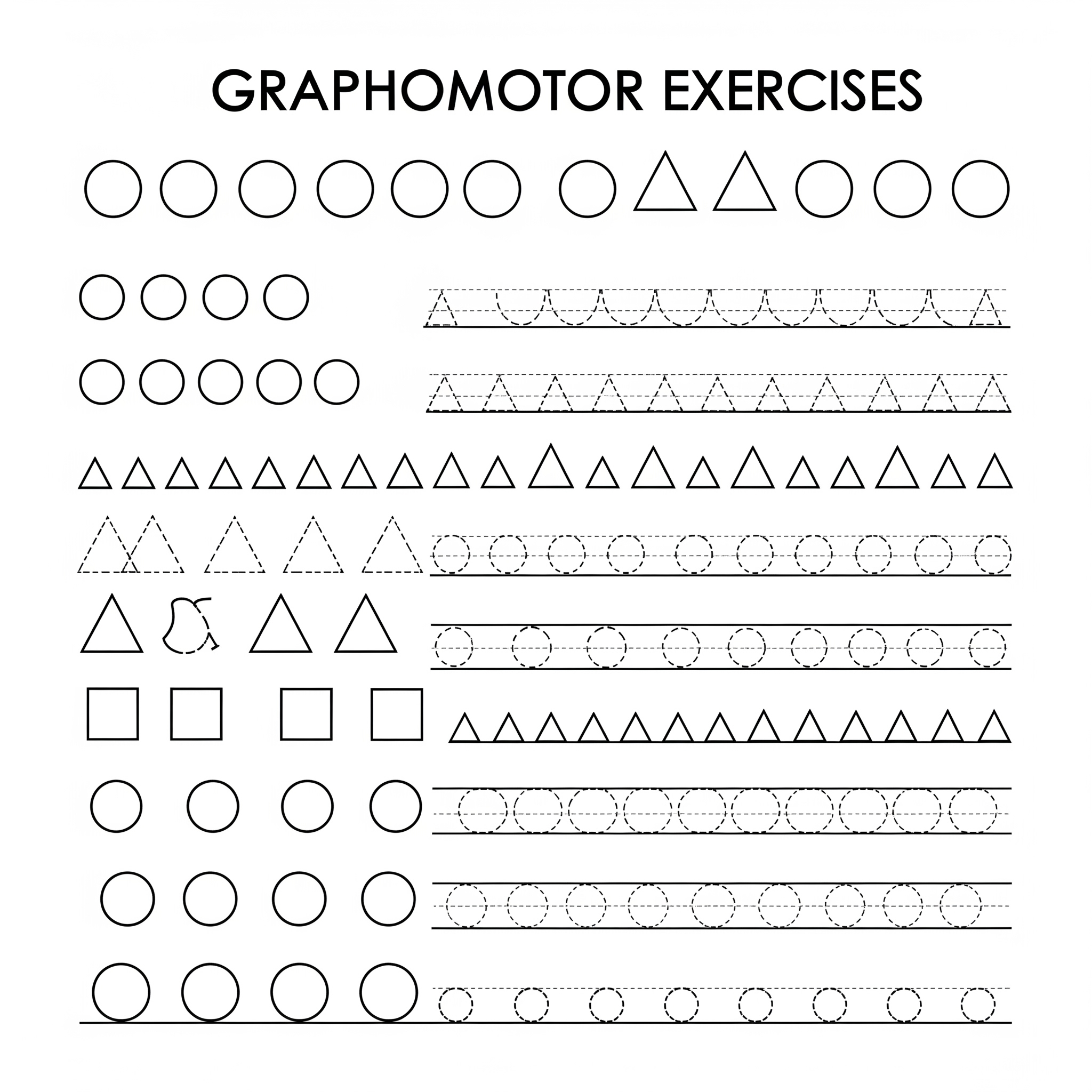 Kolorowanka Grafomotoryka