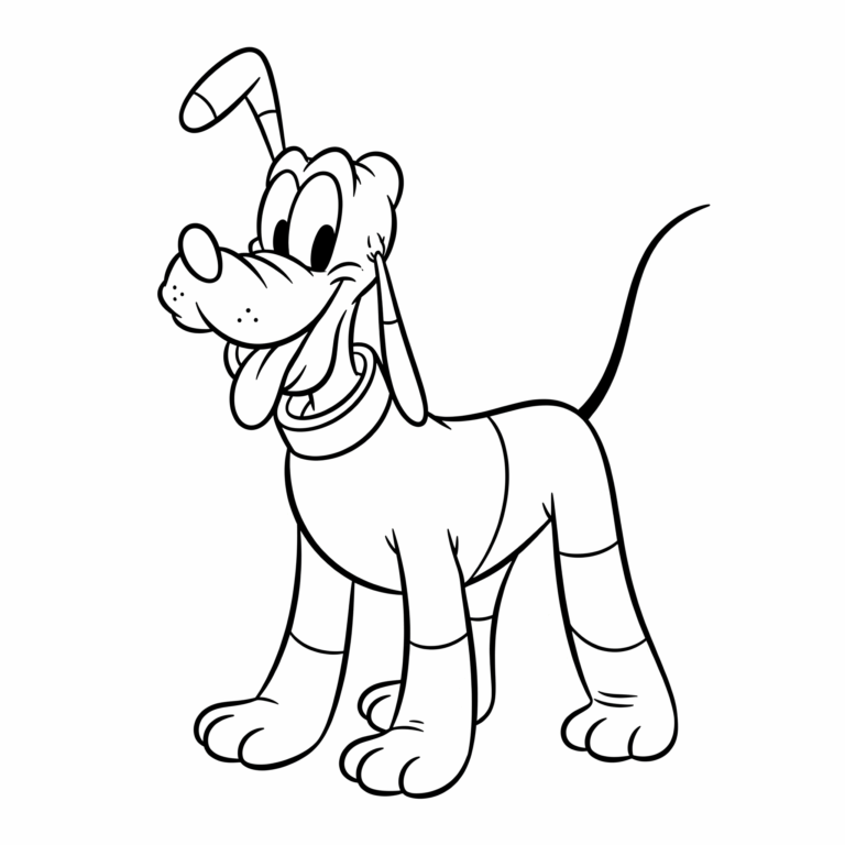Kolorowanka Pluto