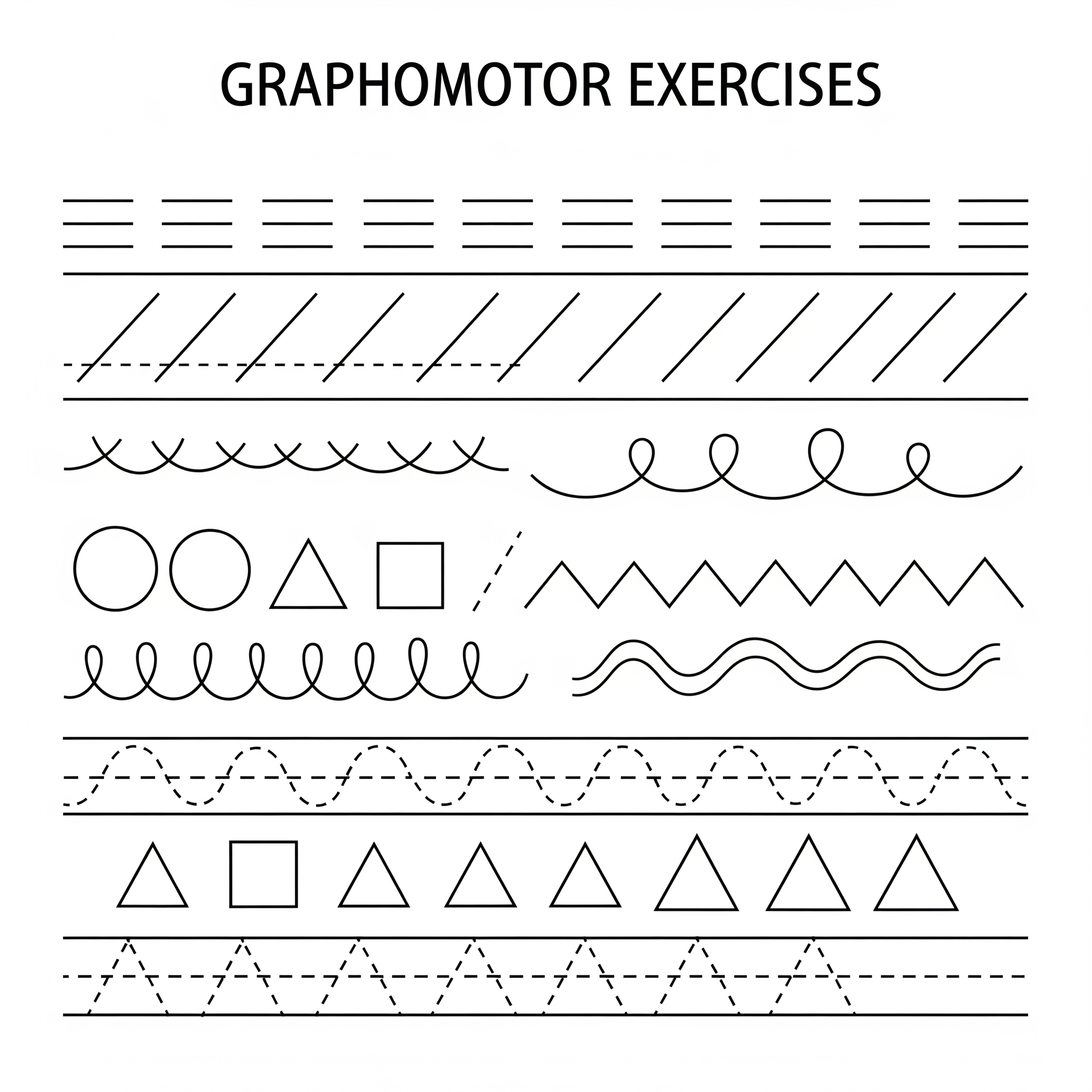 Kolorowanka Grafomotoryka