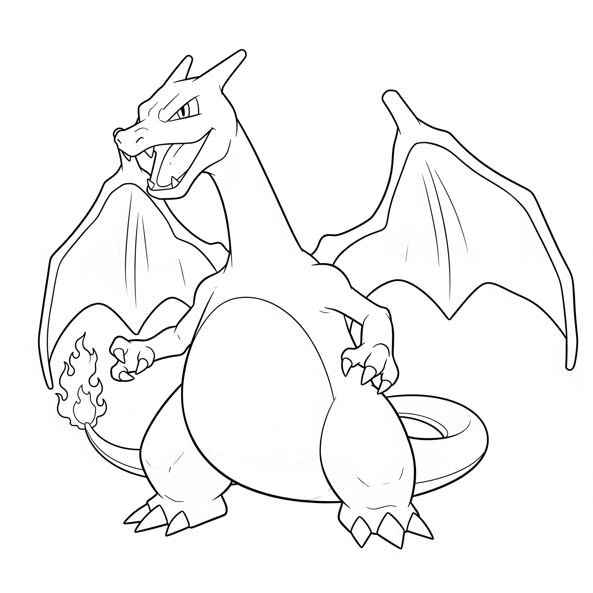 Kolorowanka Charizard
