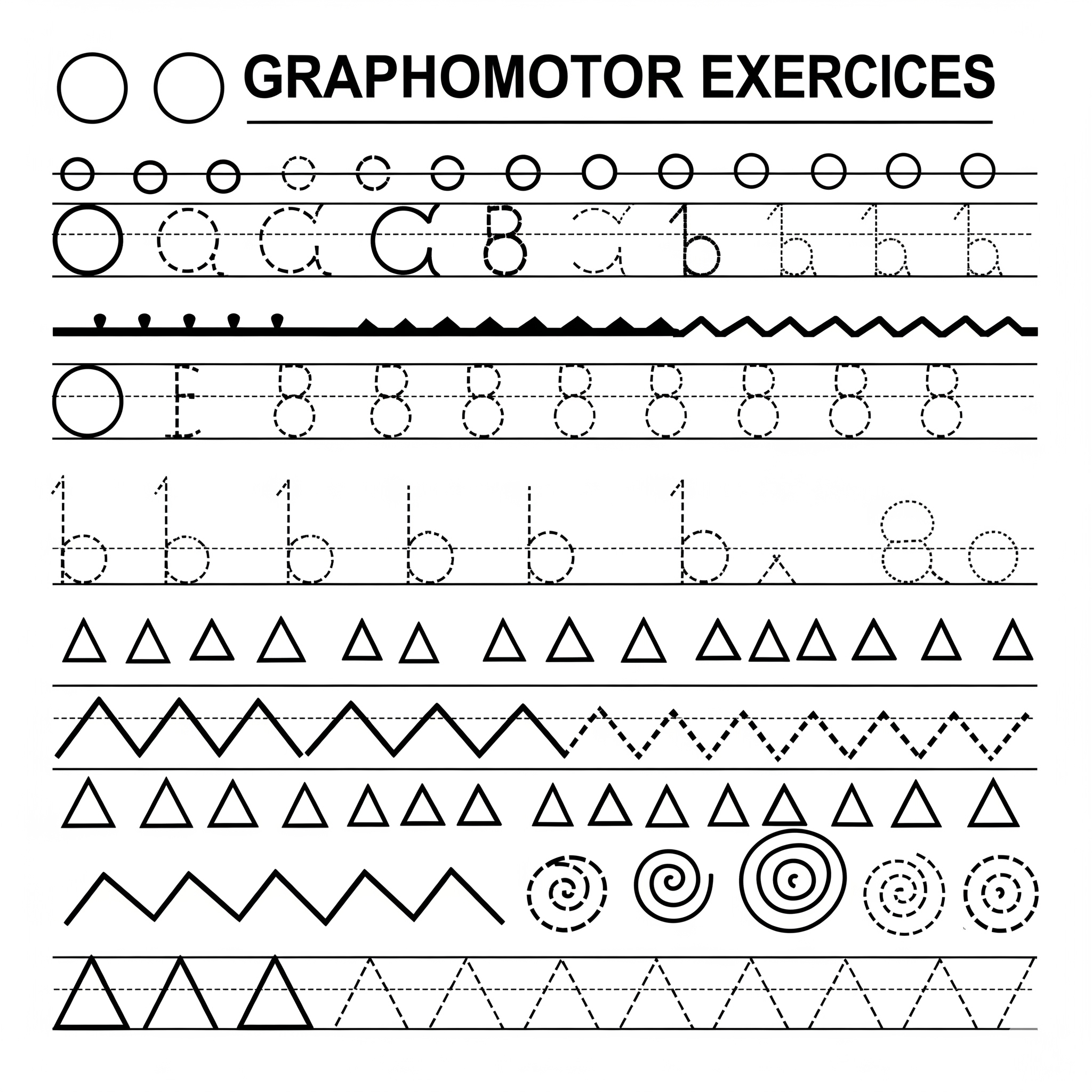 Kolorowanka Grafomotoryka
