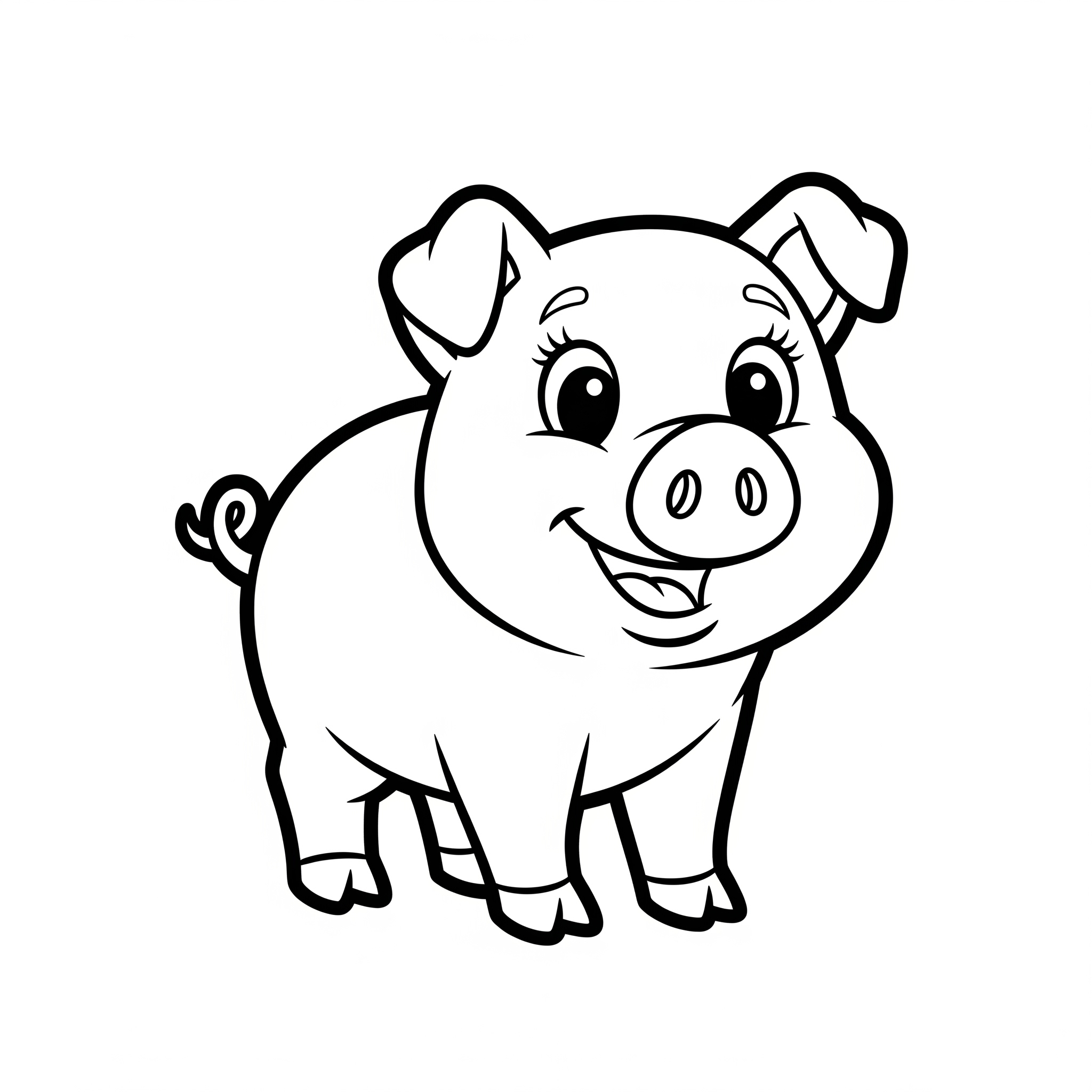 Kolorowanka Świnka