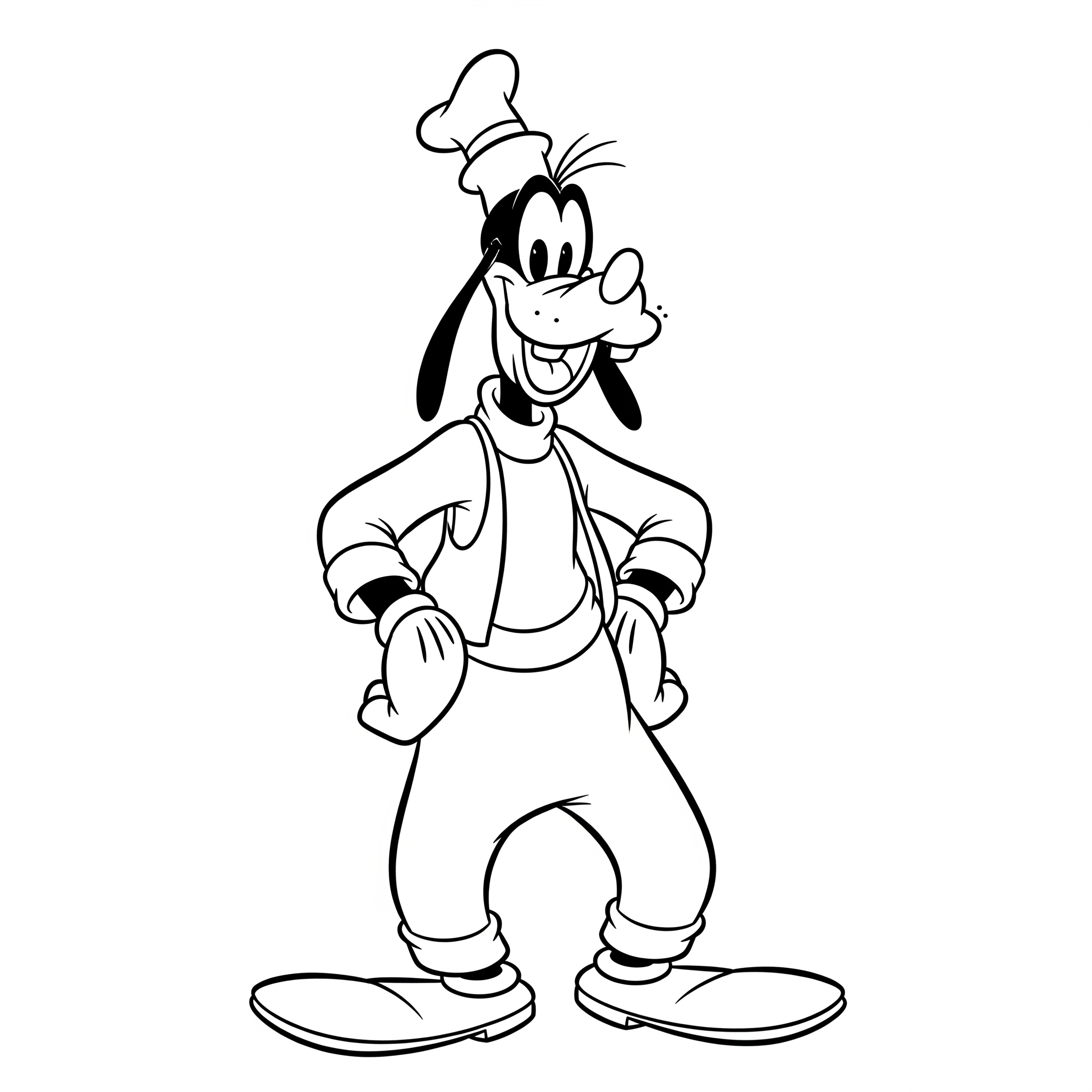 Kolorowanka Goofy