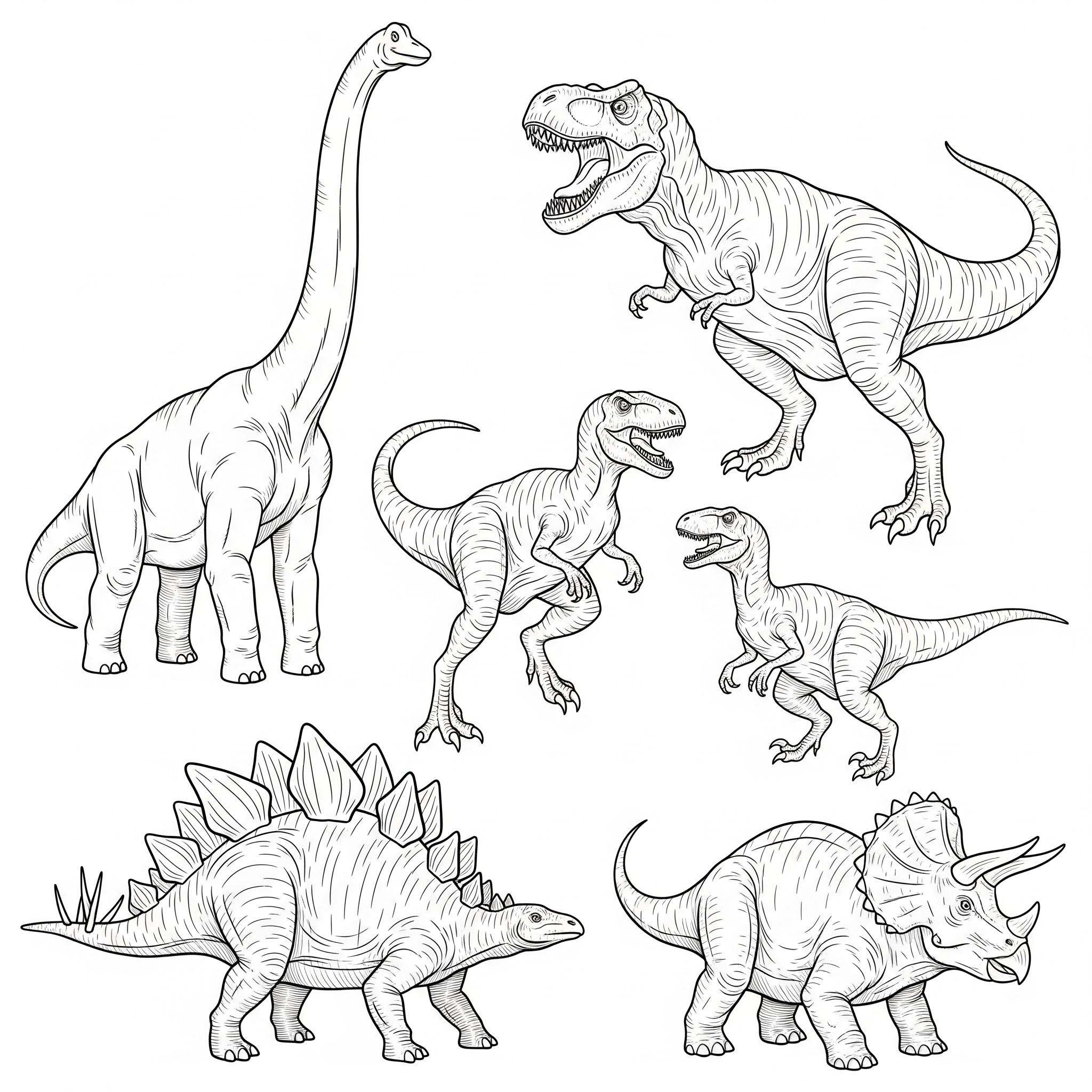 Kolorowanka Dinozaur