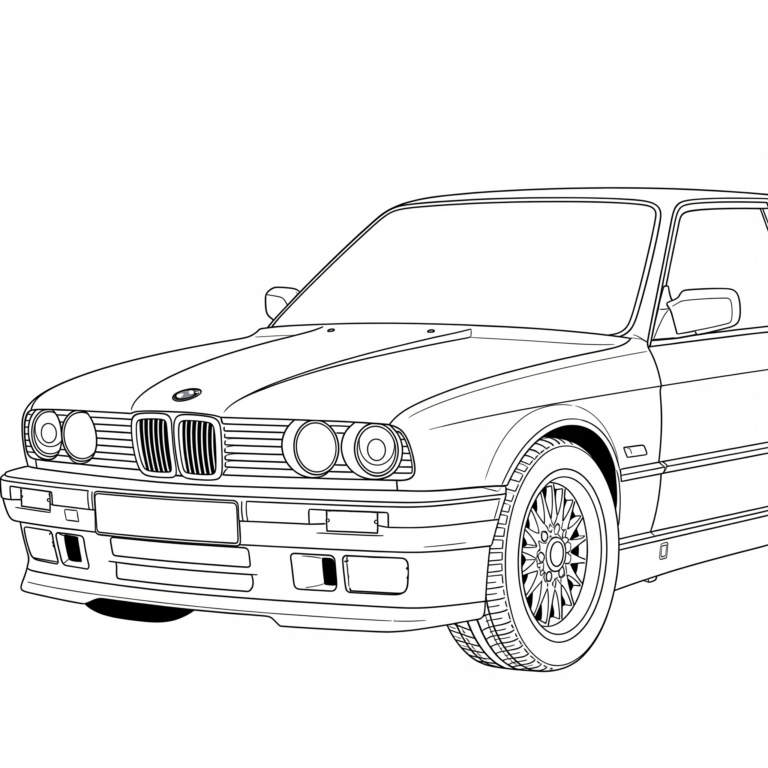 Kolorowanka Samochodzik