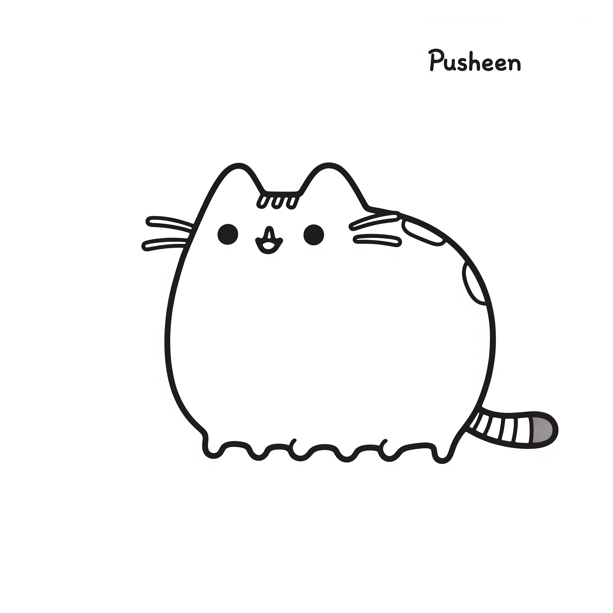 Kolorowanka Pusheen