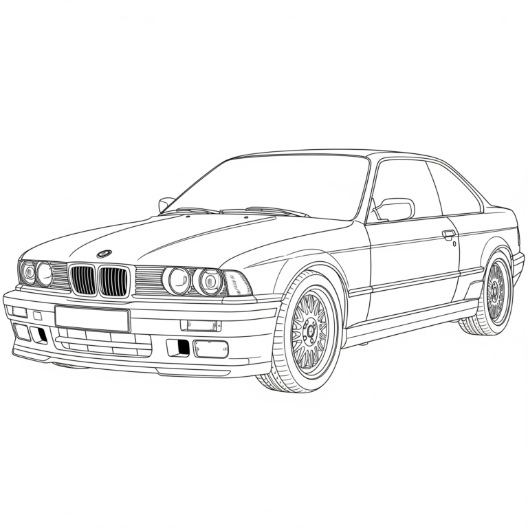 Kolorowanka Samochodzik