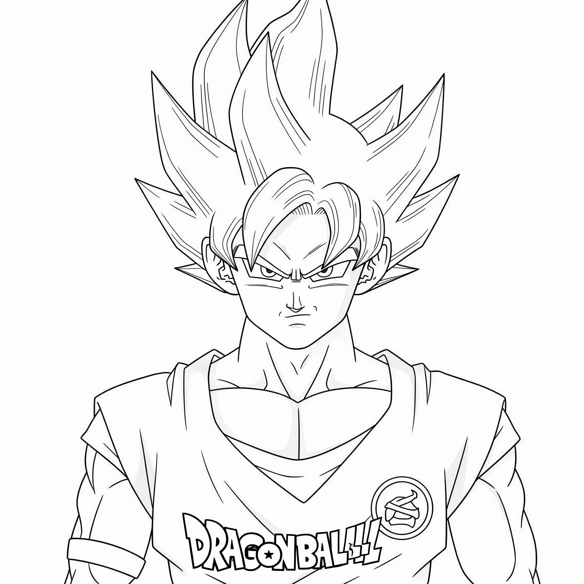 Kolorowanka Dragon Ball Son Goku