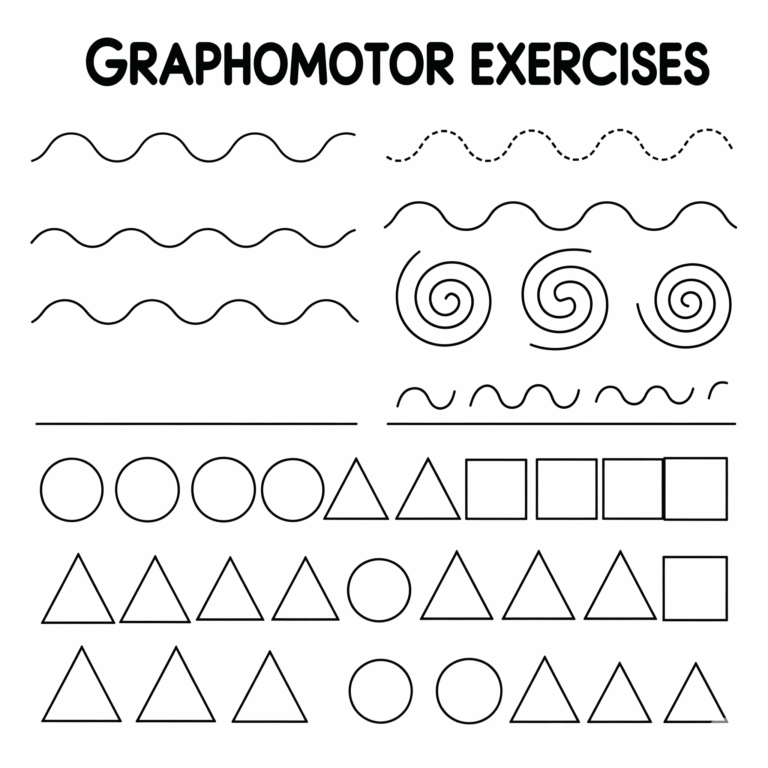 Kolorowanka Grafomotoryka