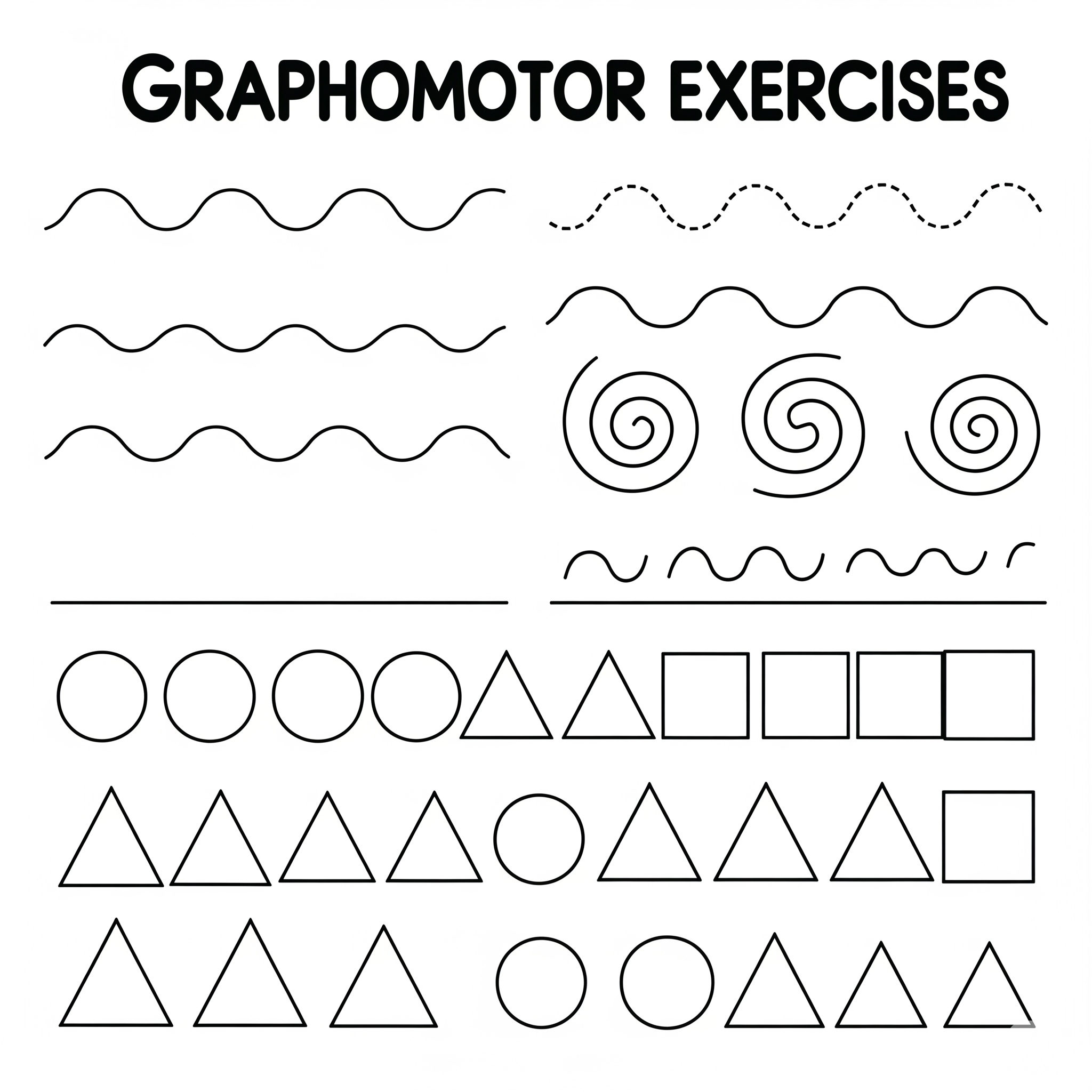 Kolorowanka Grafomotoryka