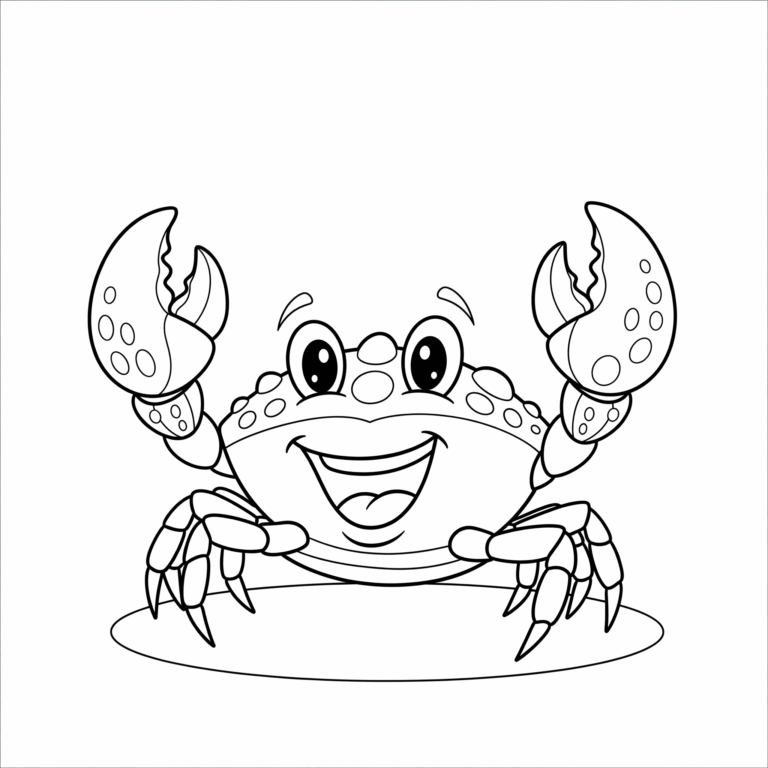 Kolorowanka Krab