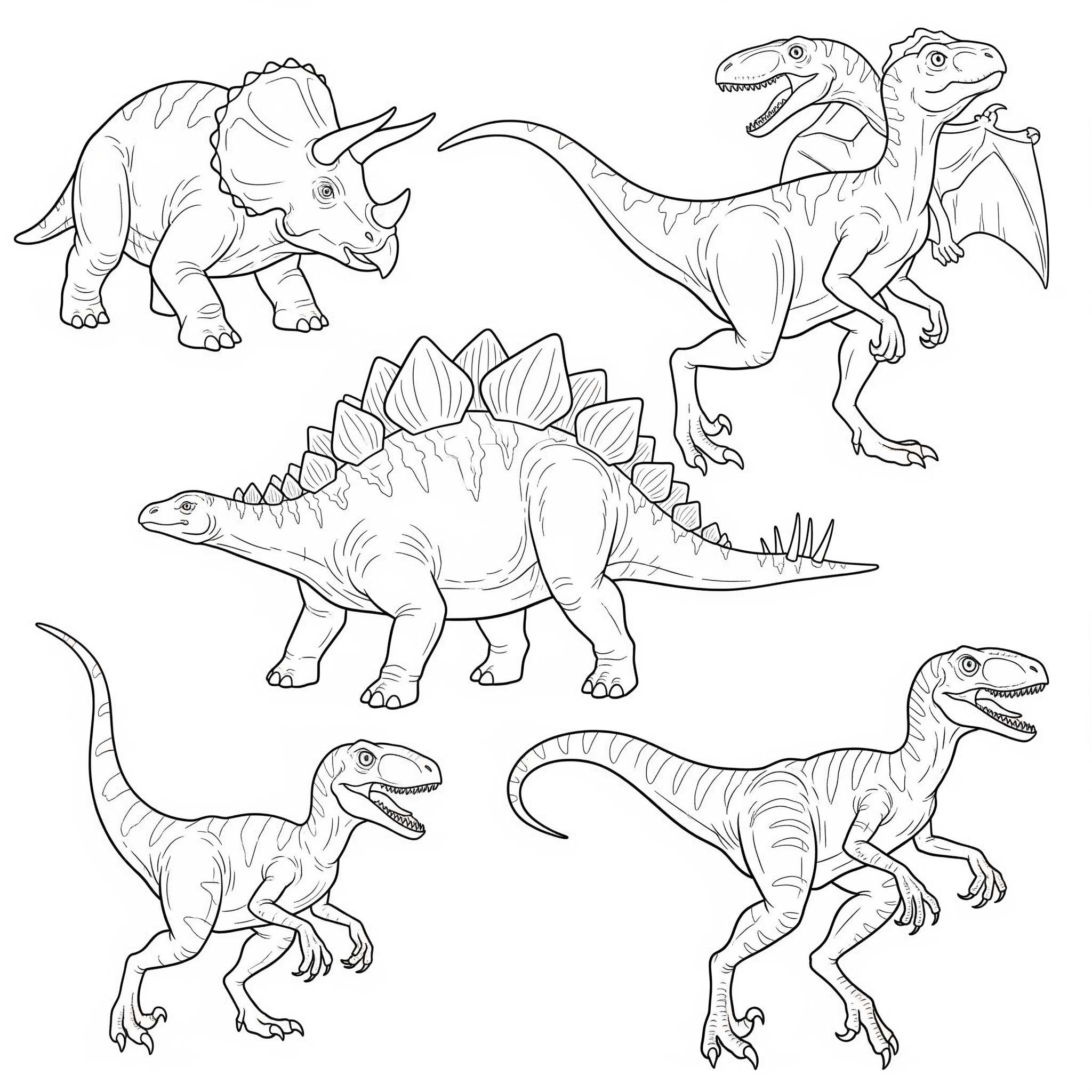 Kolorowanka Dinozaur