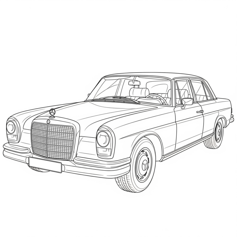 Kolorowanka Samochodzik