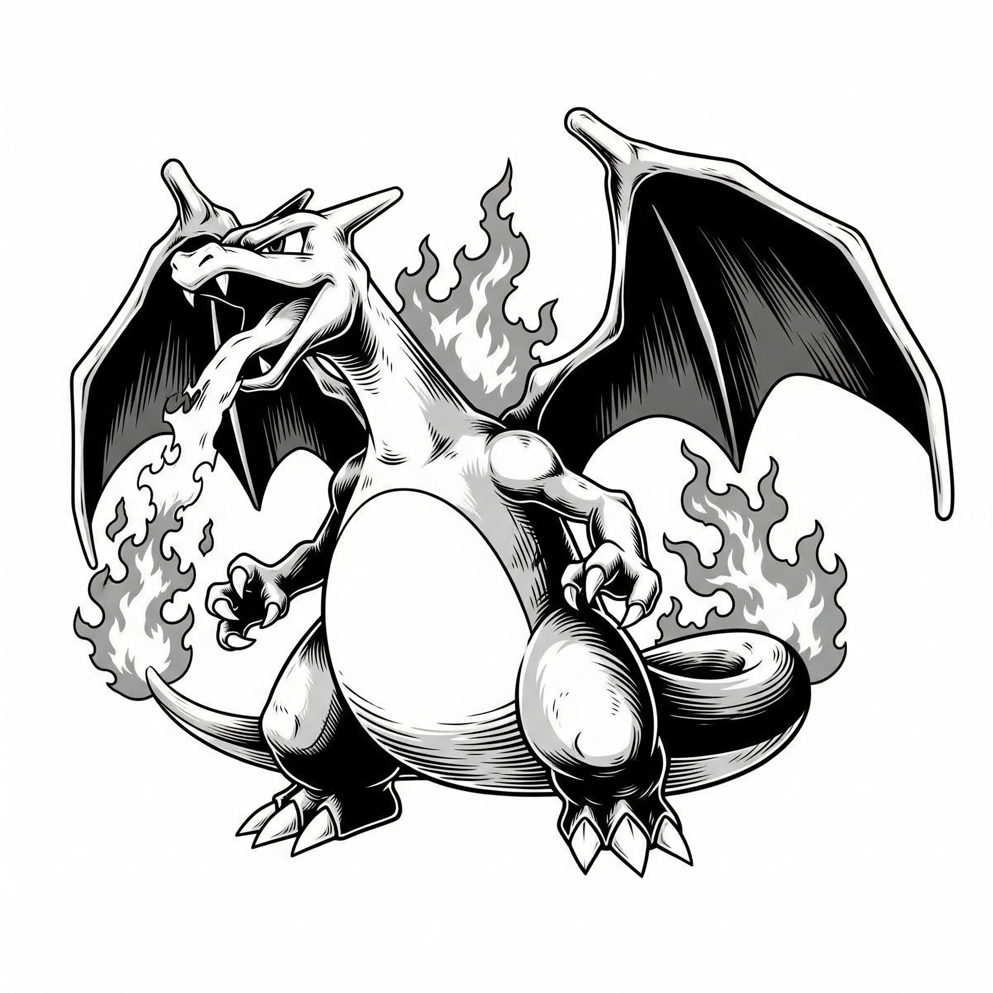 Kolorowanka Charizard