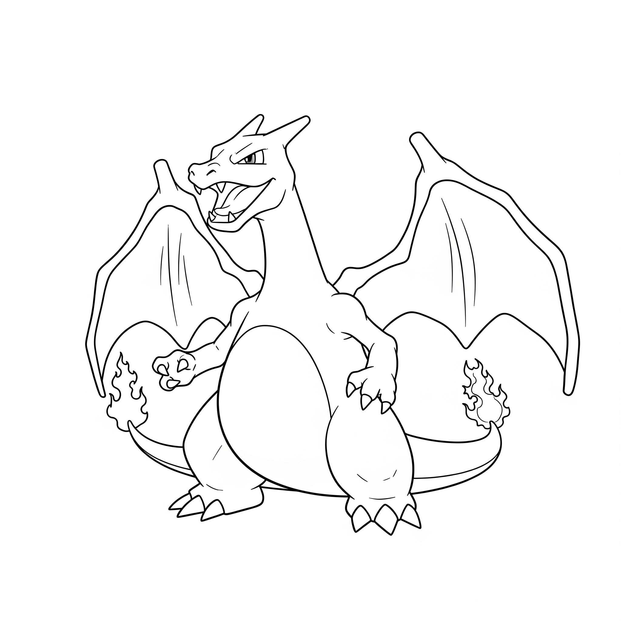 Kolorowanka Charizard