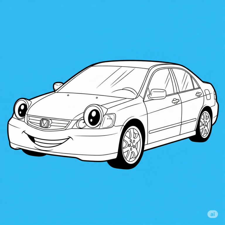 Kolorowanka Samochodzik