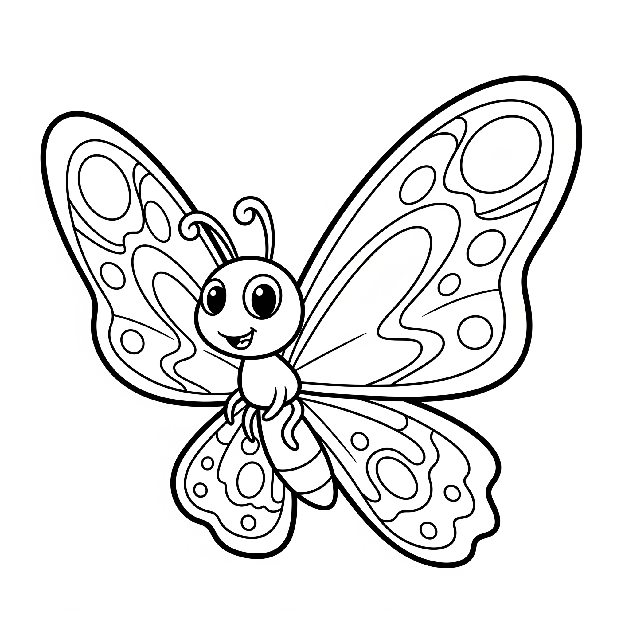 Kolorowanka Motylek