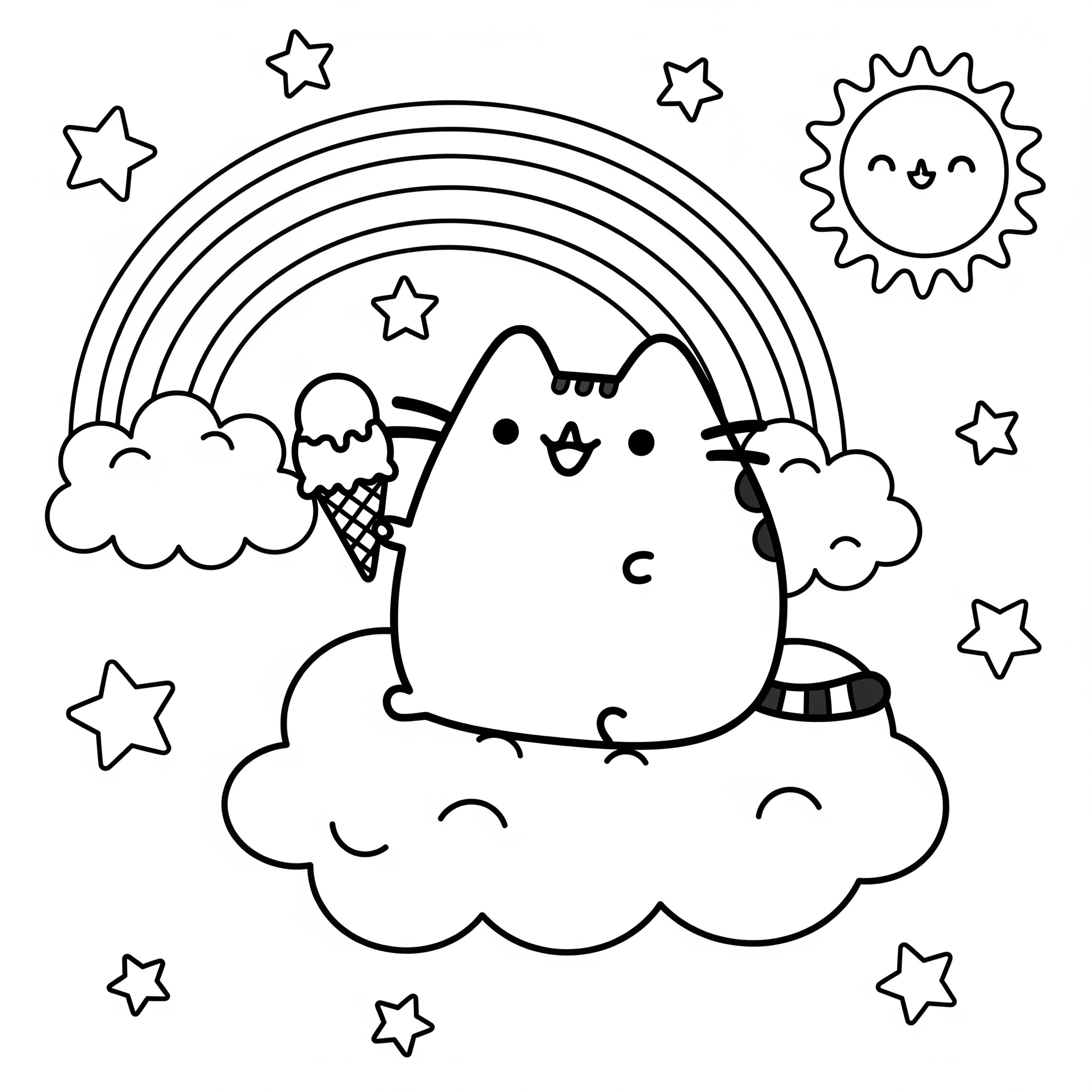 Kolorowanka Pusheen