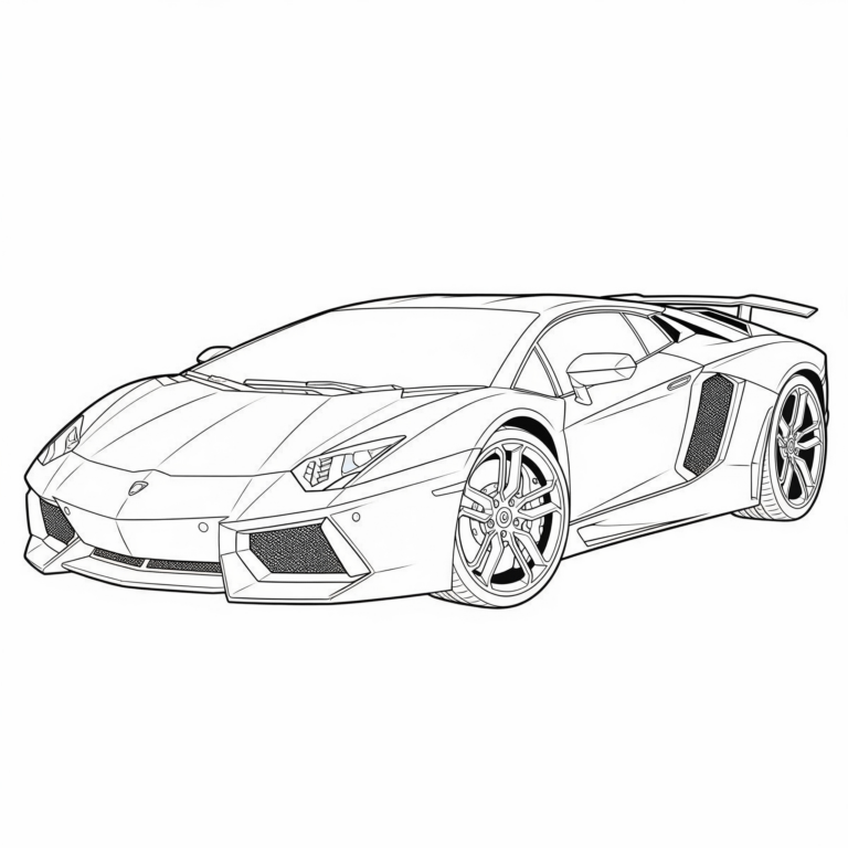 Kolorowanka Samochodzik