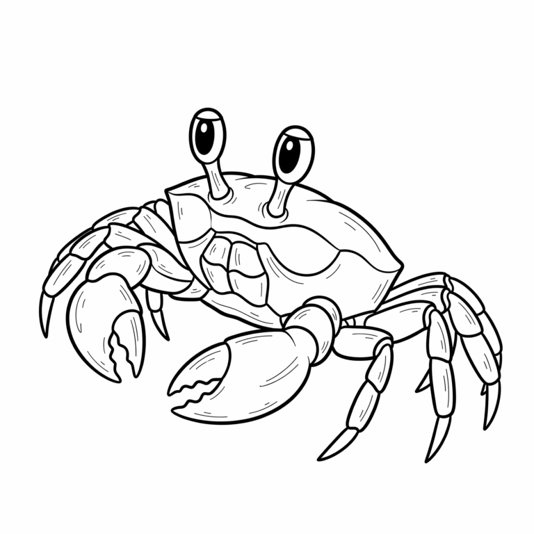 Kolorowanka Krab
