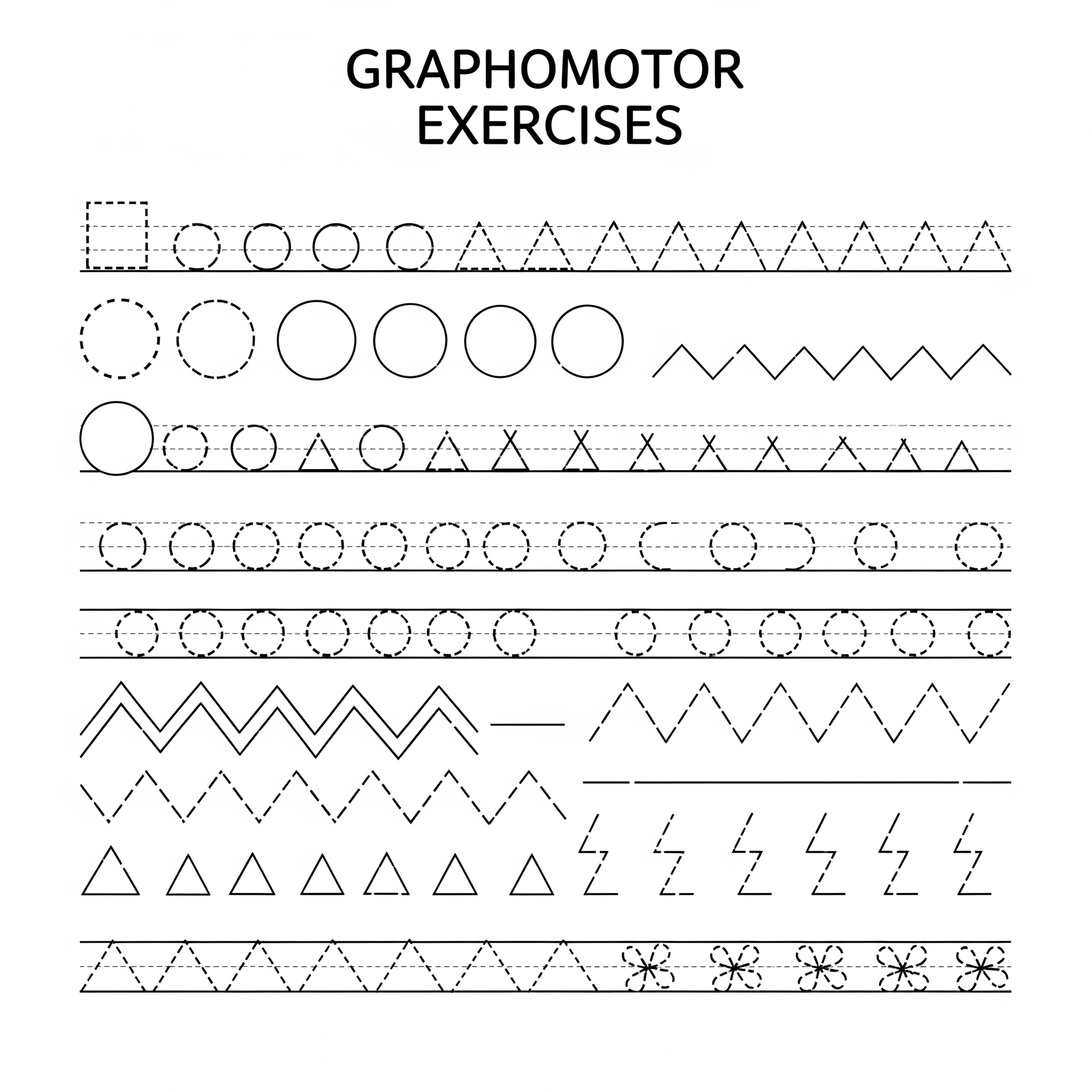 Kolorowanka Grafomotoryka