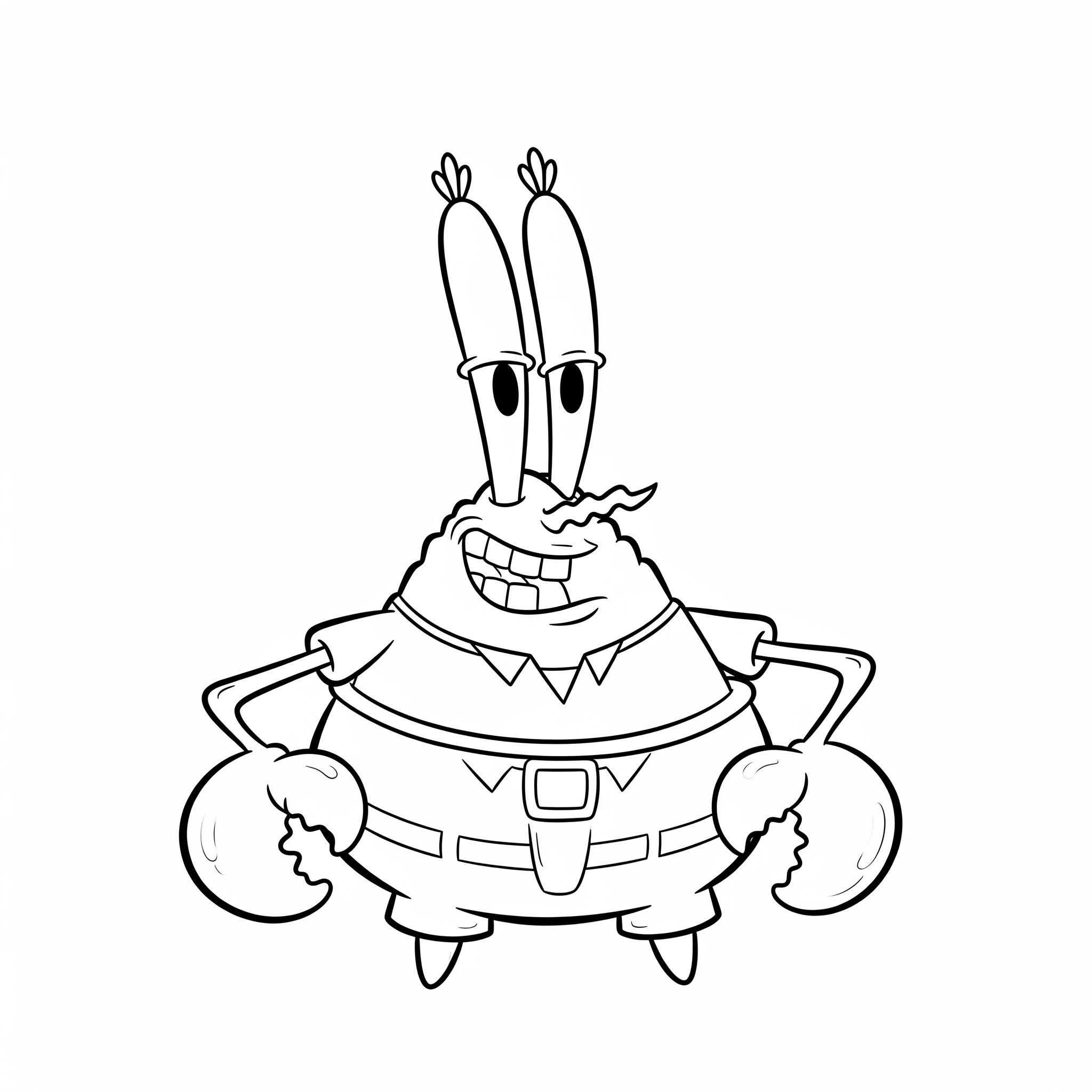 Kolorowanka Pan Krab