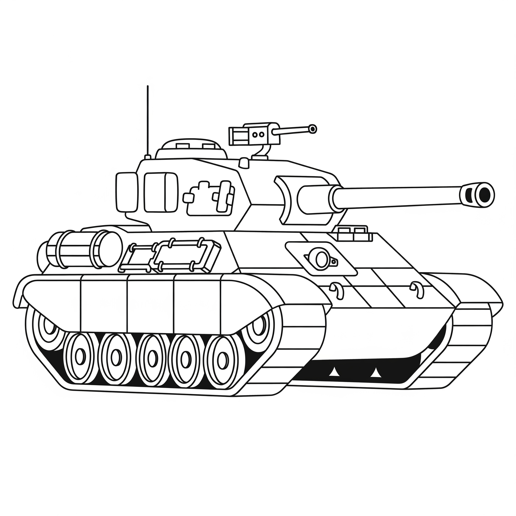 Kolorowanka Czołgi