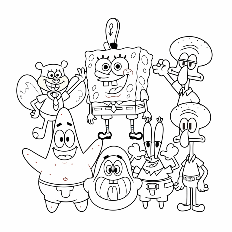 Kolorowanka Spongebob