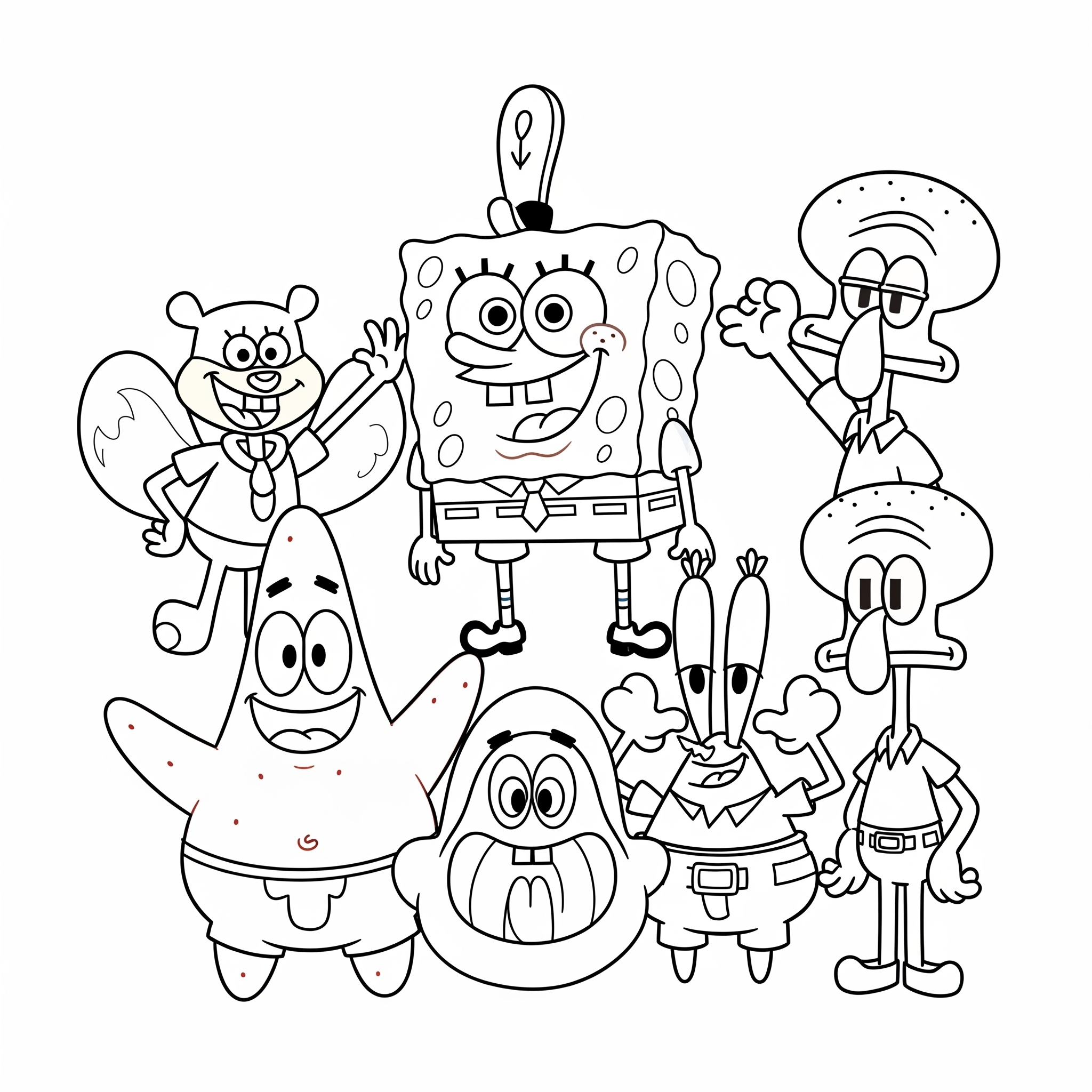 Kolorowanka Spongebob