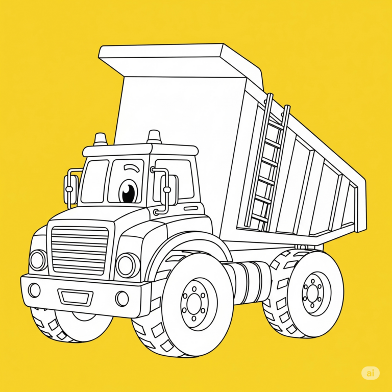 Kolorowanka Samochodzik