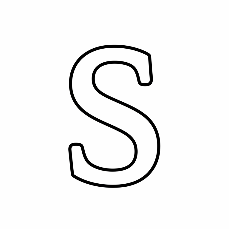Kolorowanka Litera S