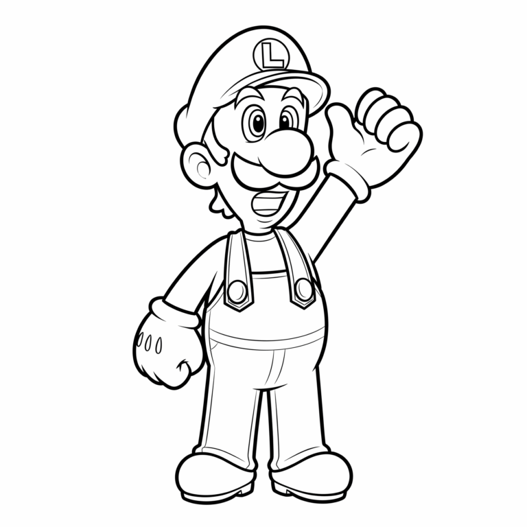 Kolorowanka Luigi