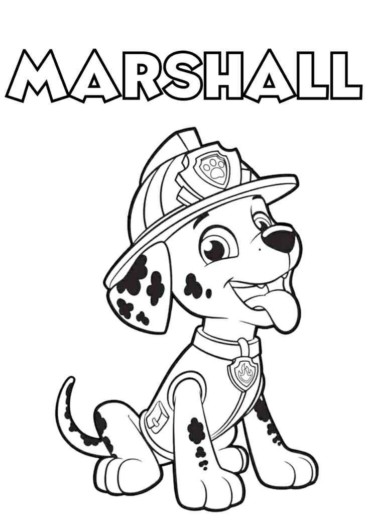 Kolorowanka Marshall