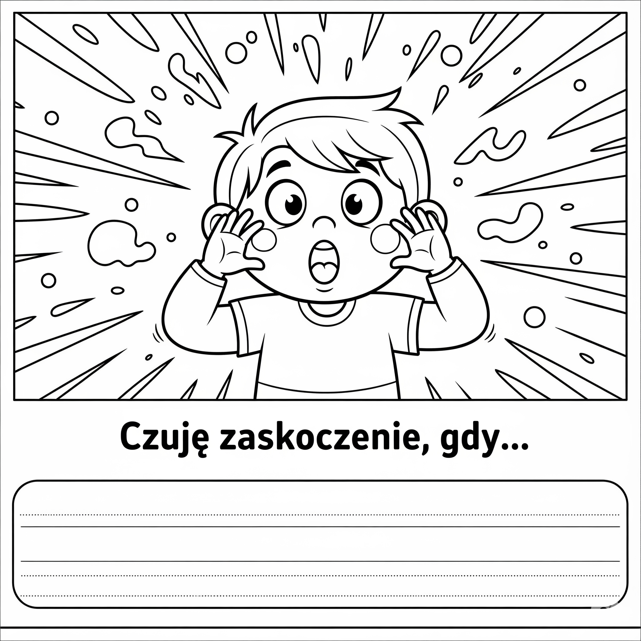 Kolorowanka Zaskoczenie