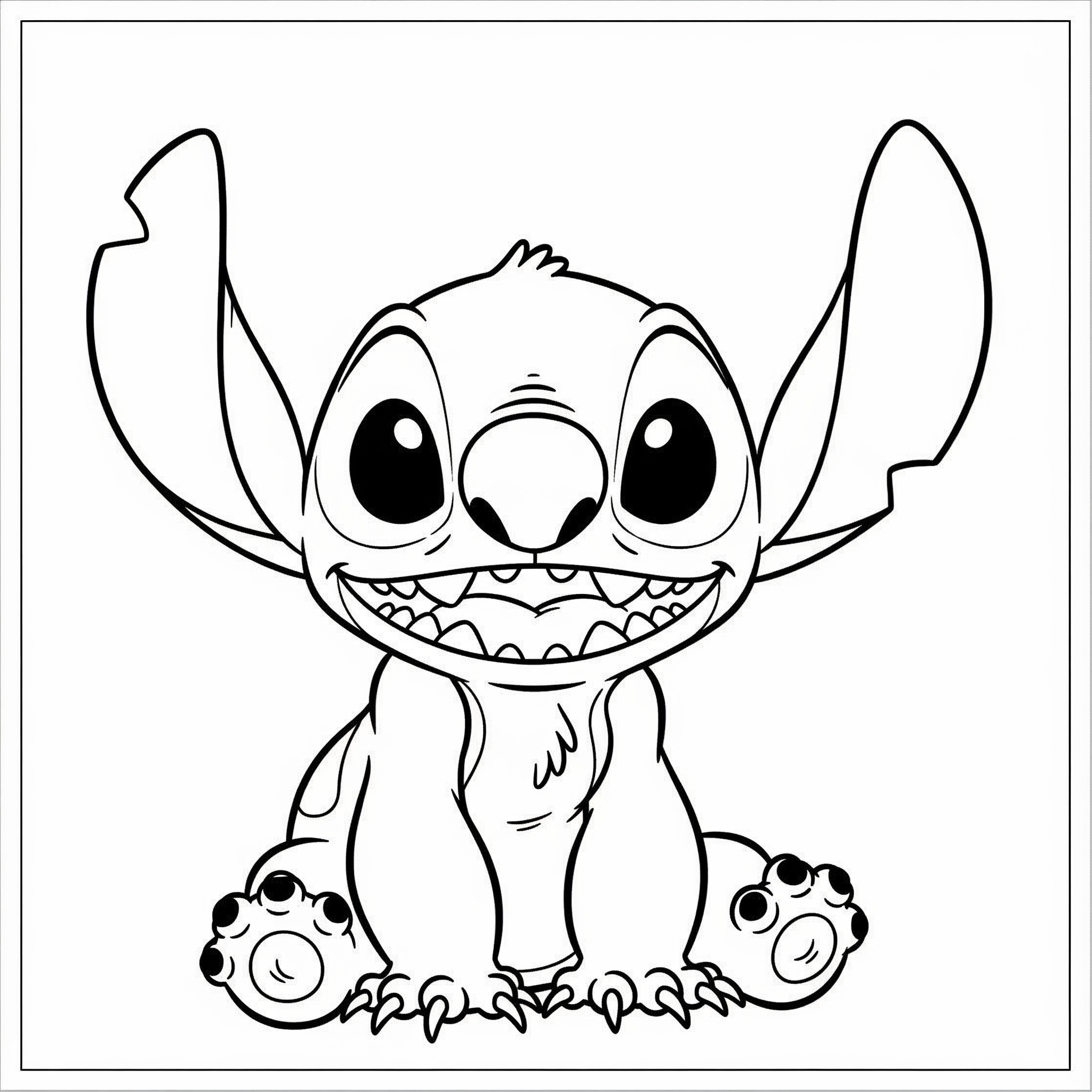 Kolorowanka Stich