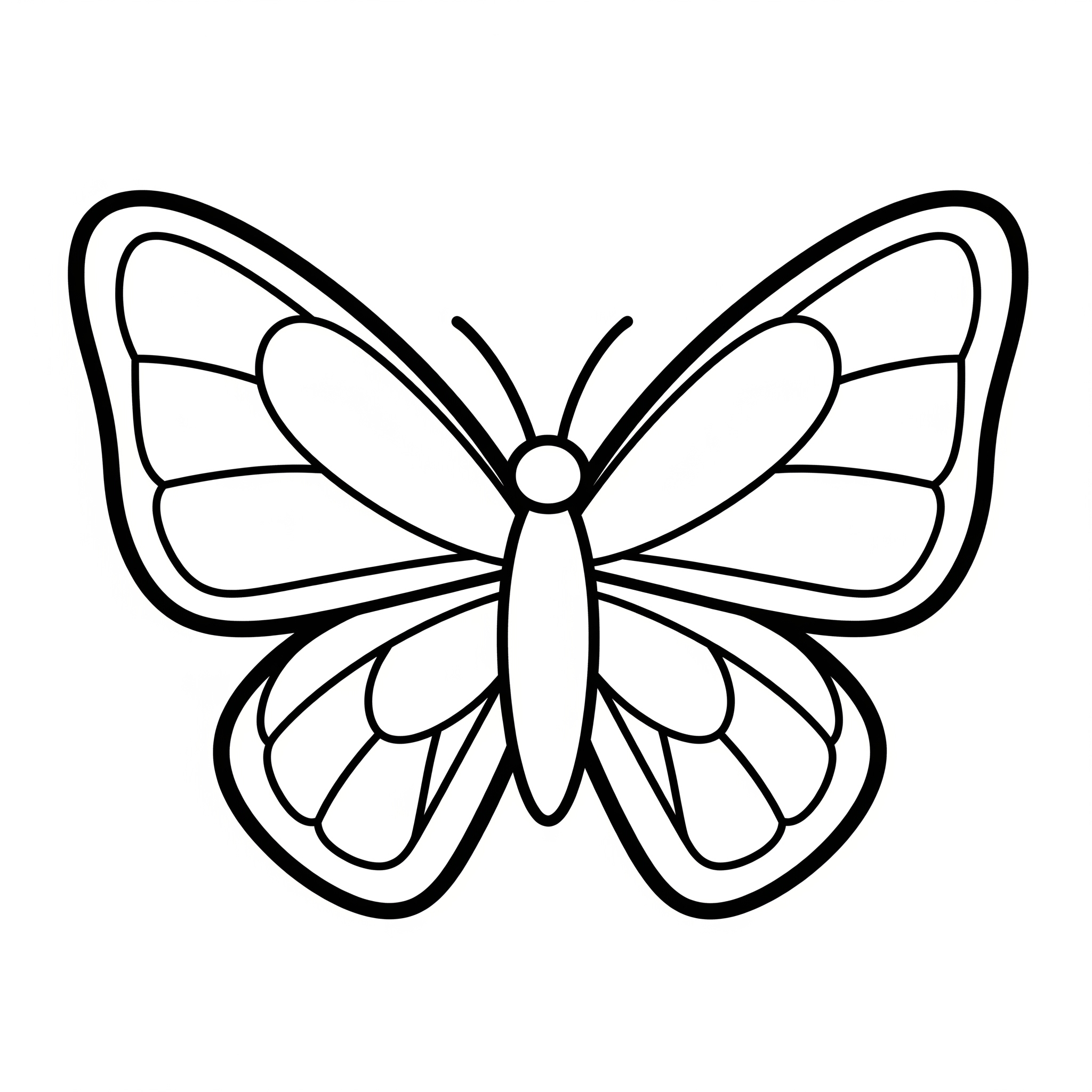 Kolorowanka Motyl