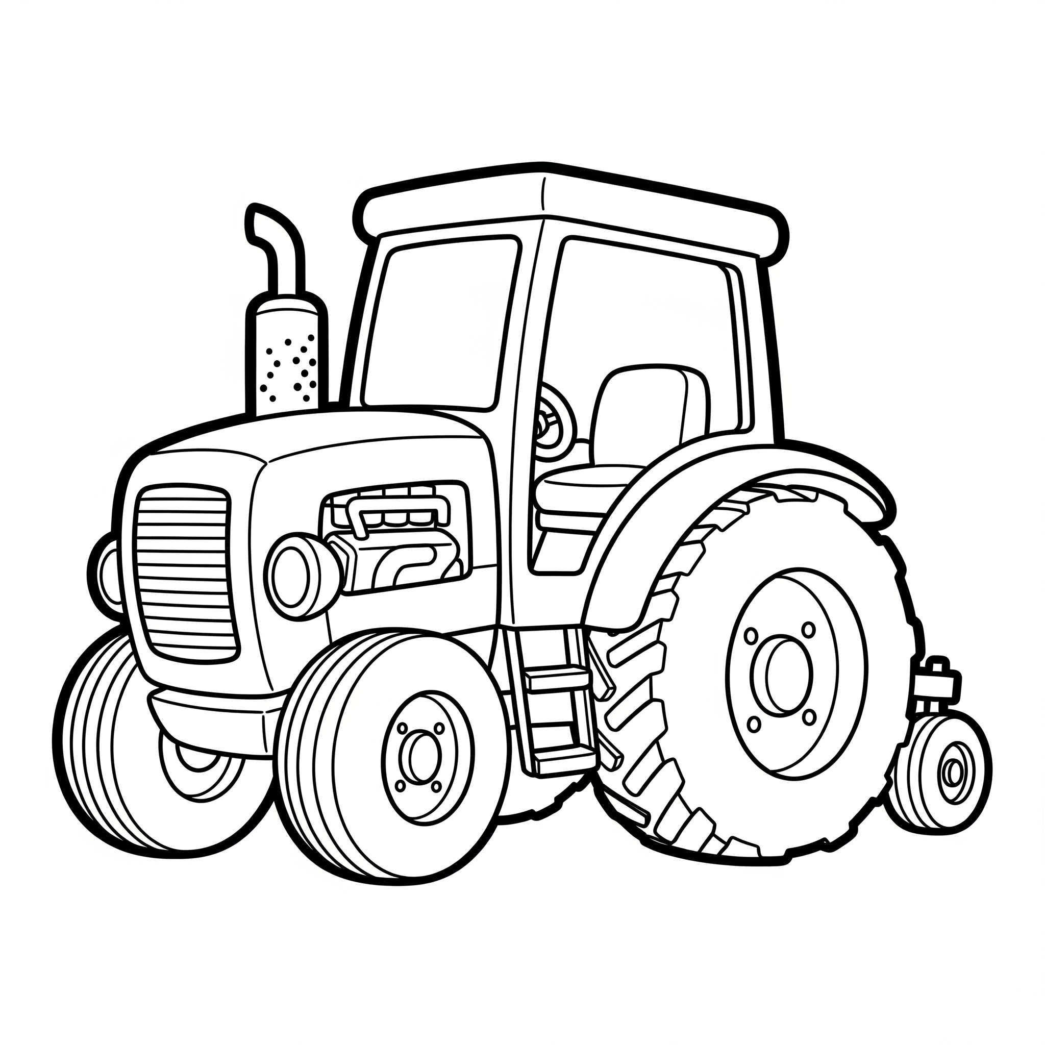 Kolorowanka Traktor