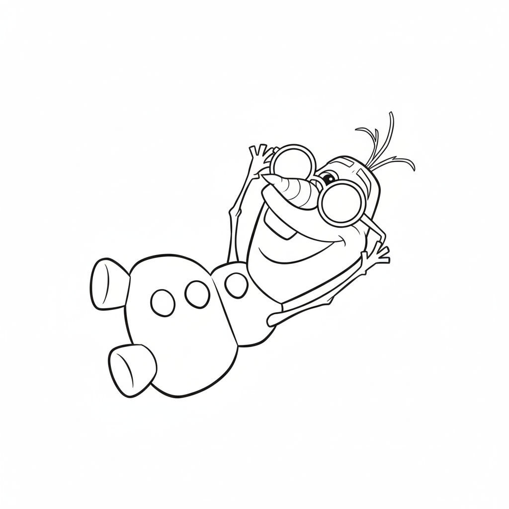 Olaf w okularach