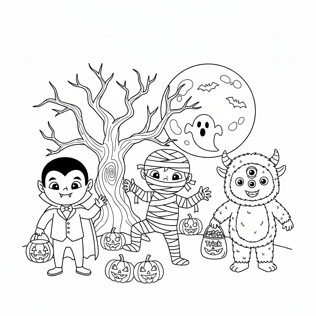 Potwory Halloween