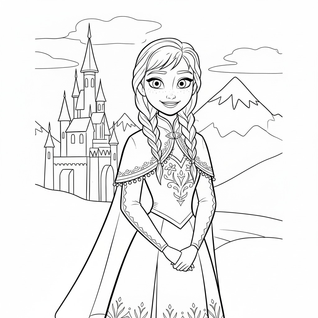 Kolorowanka Anna