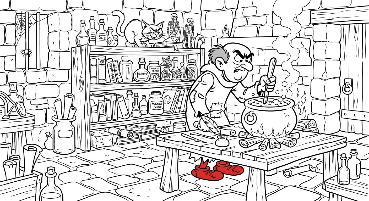 Kolorowanka Gargamel